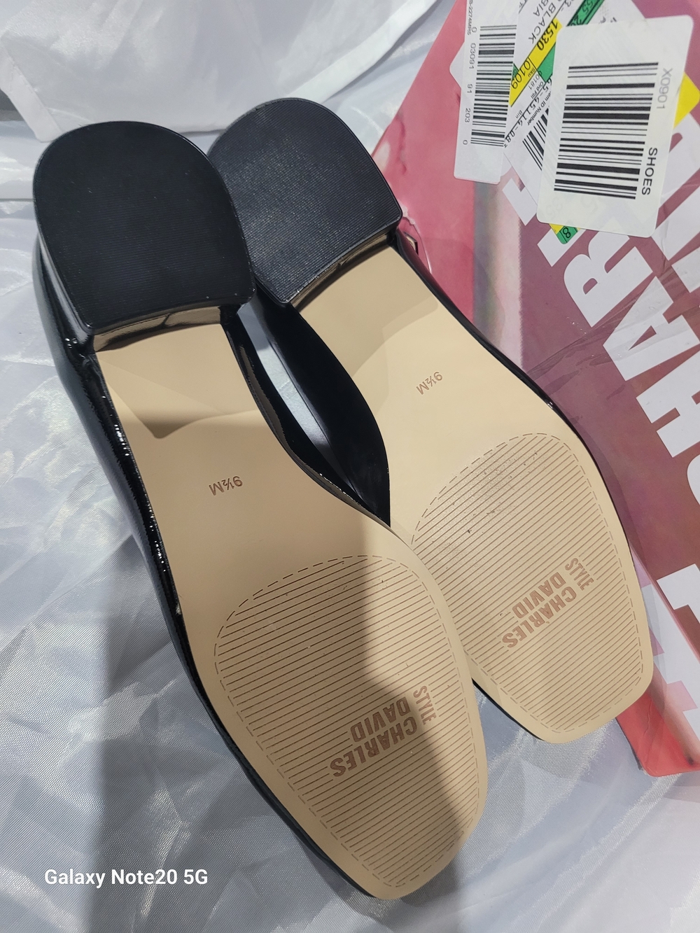 Style & Charles David Black Patent Zenovia Mary Jane Heels $130 sz 9.5 NIB - Picture 9 of 11
